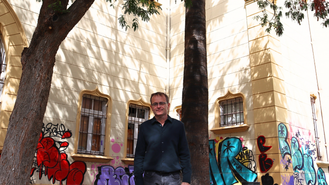 El candidato a la alcaldía por Unidas Sí Podemos al Ayuntamiento de Santa Cruz de Tenerife.ATLÁNTICO HOY (1)