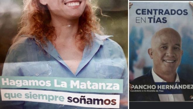 Carteles de La Matanza (Argentina, 2023) y Tías (2023). / AH