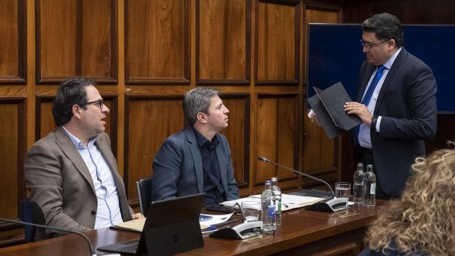 Javier Ramos y Ruymán Santana, consejeros de Ciudadanos en el Cabildo. / CABILDO DE GRAN CANARIA