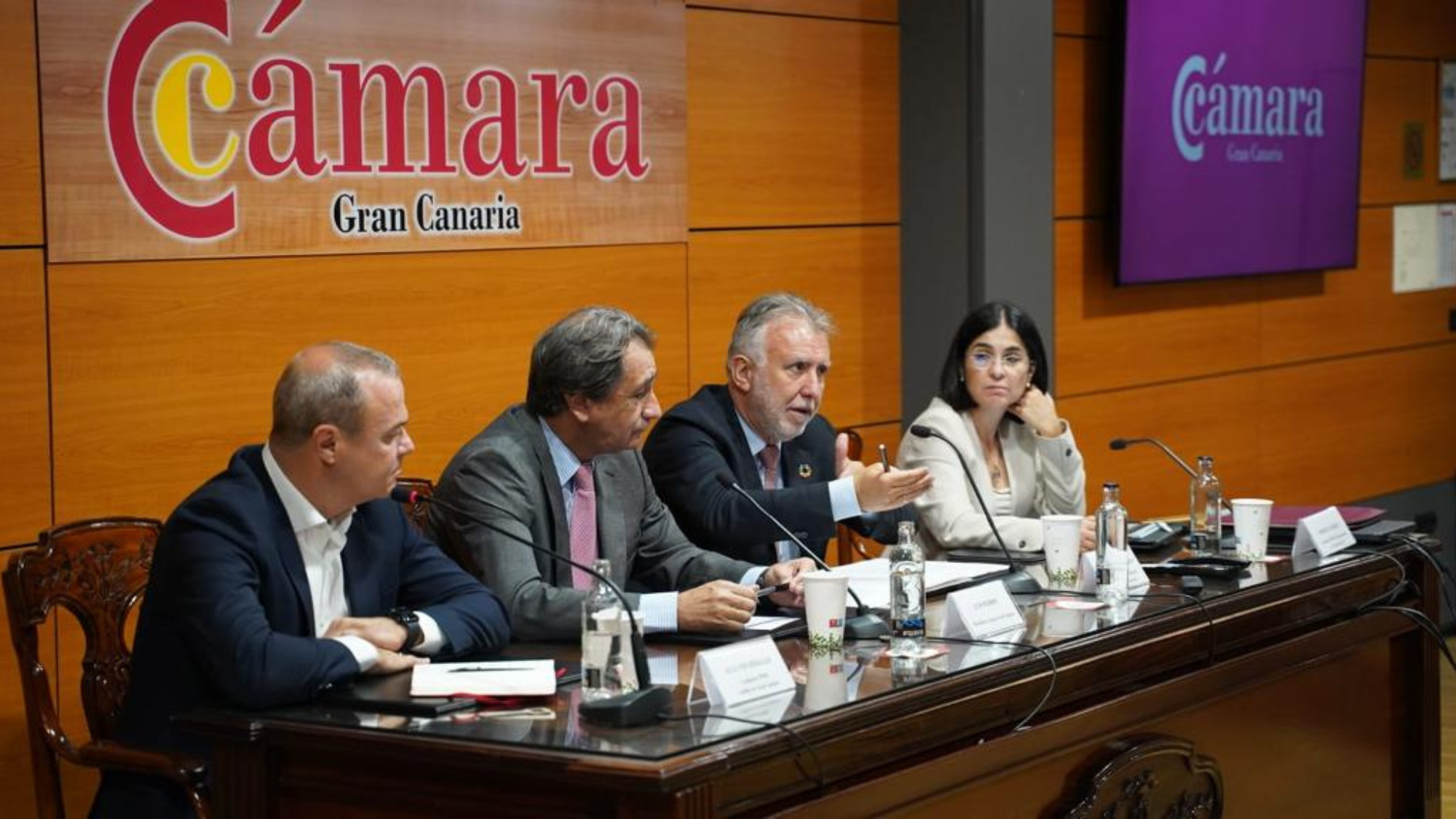 Torres promete potenciar la colaboración público privada / CÁMARA DE COMERCIO DE GRAN CANARIA