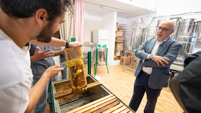 Apiscrea ganó el premio en la categoría de mejor miel oscura en el concurso insular de mieles / NUEVA CANARIAS
