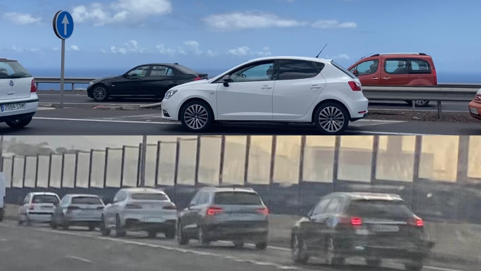 Colas en el enlace de Añaza, en la TF-1. / ATLÁNTICO HOY