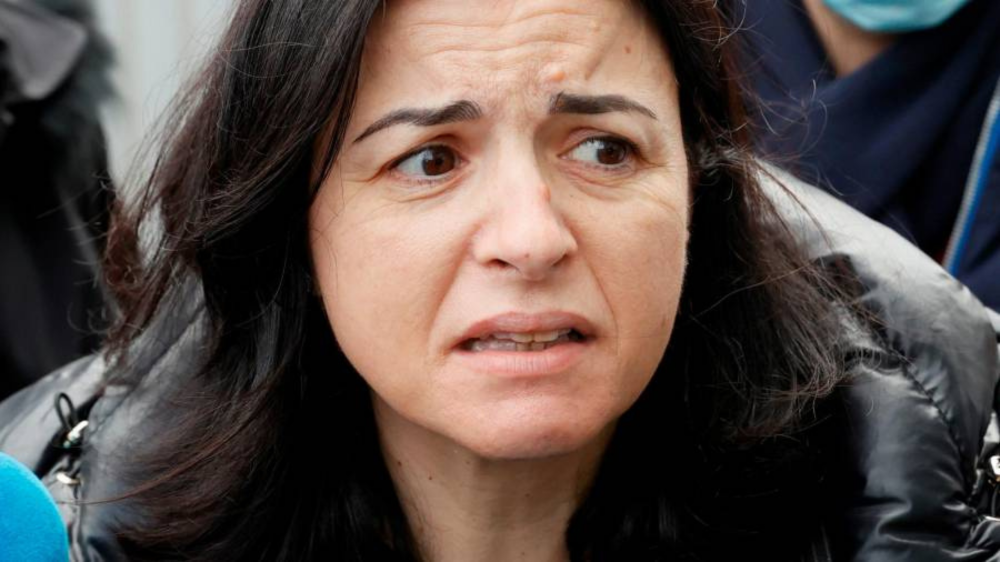 María José de Pazo, portavoz de los familiares de las víctimas del hundimiento del Pitanxo y familiar, ella misma, de uno de los fallecidos./ EFE