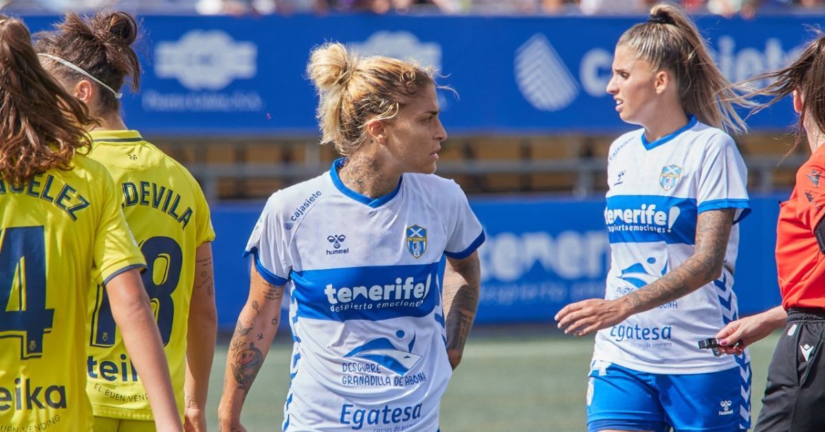 Sandra Hernández aporta alternativas al esquema de José Herrera en la posición de mediocentro./ UD GRANADILLA TENERIFE.