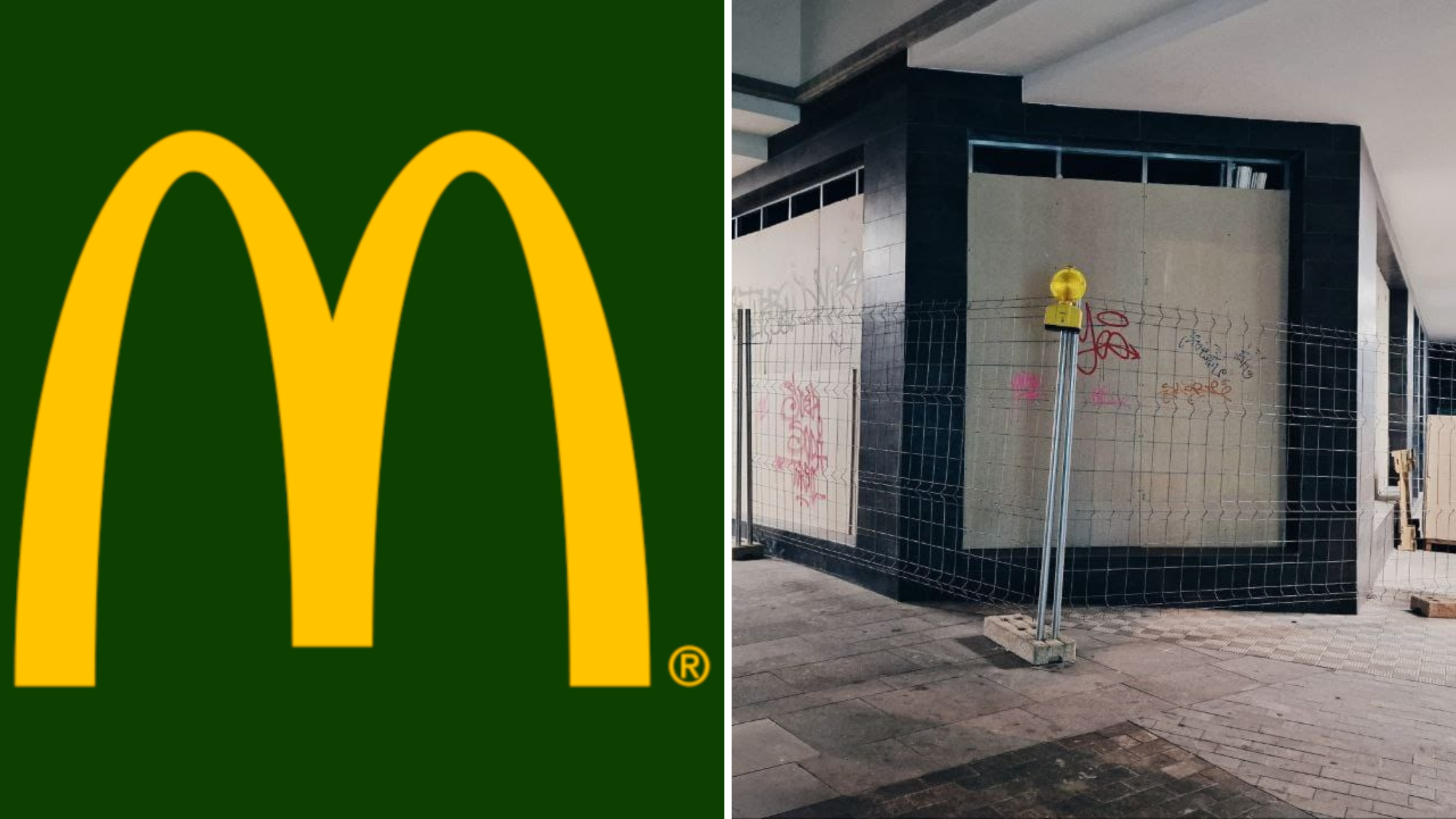 El local en avenida de la Trinidad donde McDonald's abrirá su nuevo restaurante en La Laguna./ CEDIDA