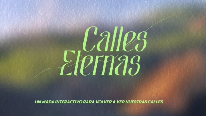 Diseño del logo de 'Calles Eternas'. / CEDIDA 