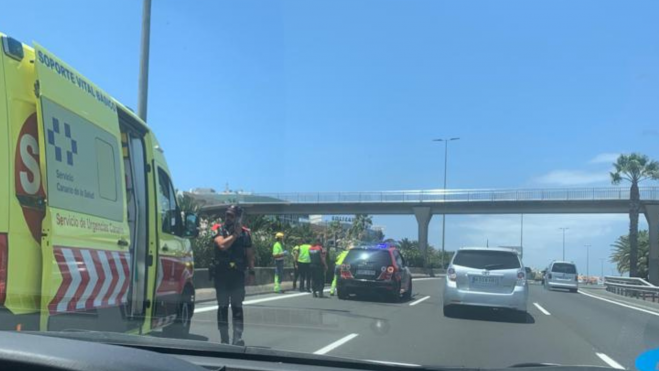 Accidente de la Policía Canaria / REDES 