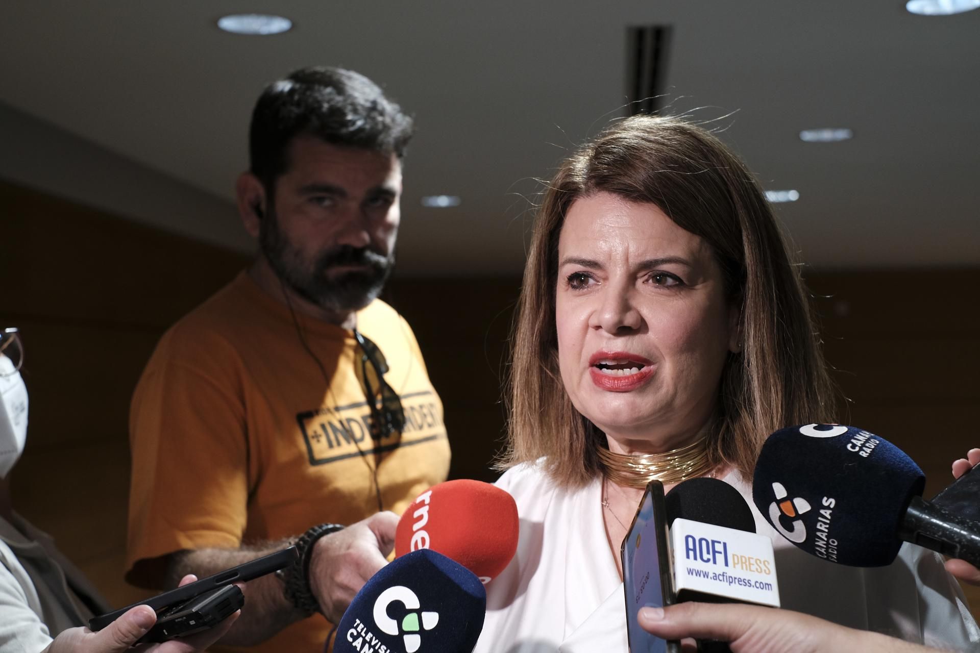 La directora del Servicio Canario de Salud, Elizabeth Hernández./ EFE - ÁNGEL MEDINA G.