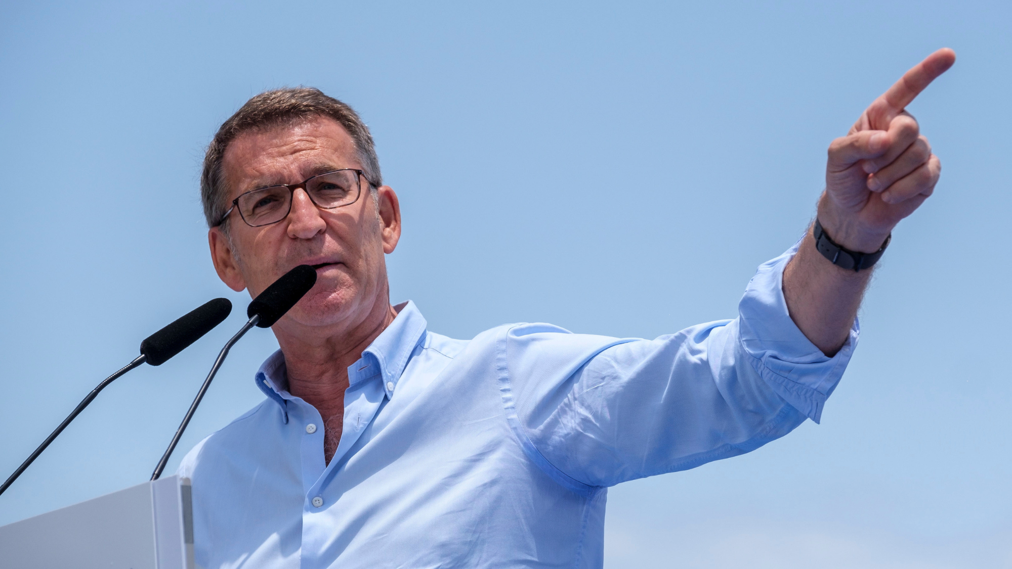 Feijóo en Las Palmas de Gran Canaria / EFE - ÁNGEL MEDIDA G. 