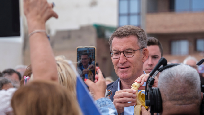 Feijóo en Las Palmas de Gran Canaria / EFE- ÁNGEL MEDIDA G.