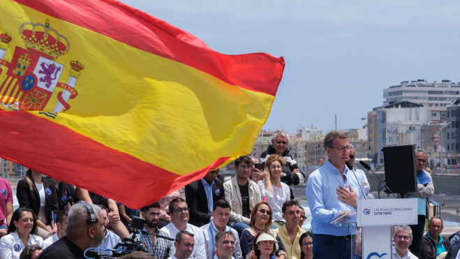 Feijóo en Las Palmas de Gran Canaria / EFE - ÁNGEL MEDIDA G. 