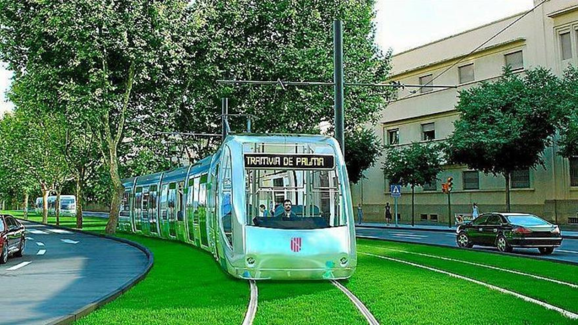 Proyecto del tranvía de Palma de Mallorca./ CEDIDA