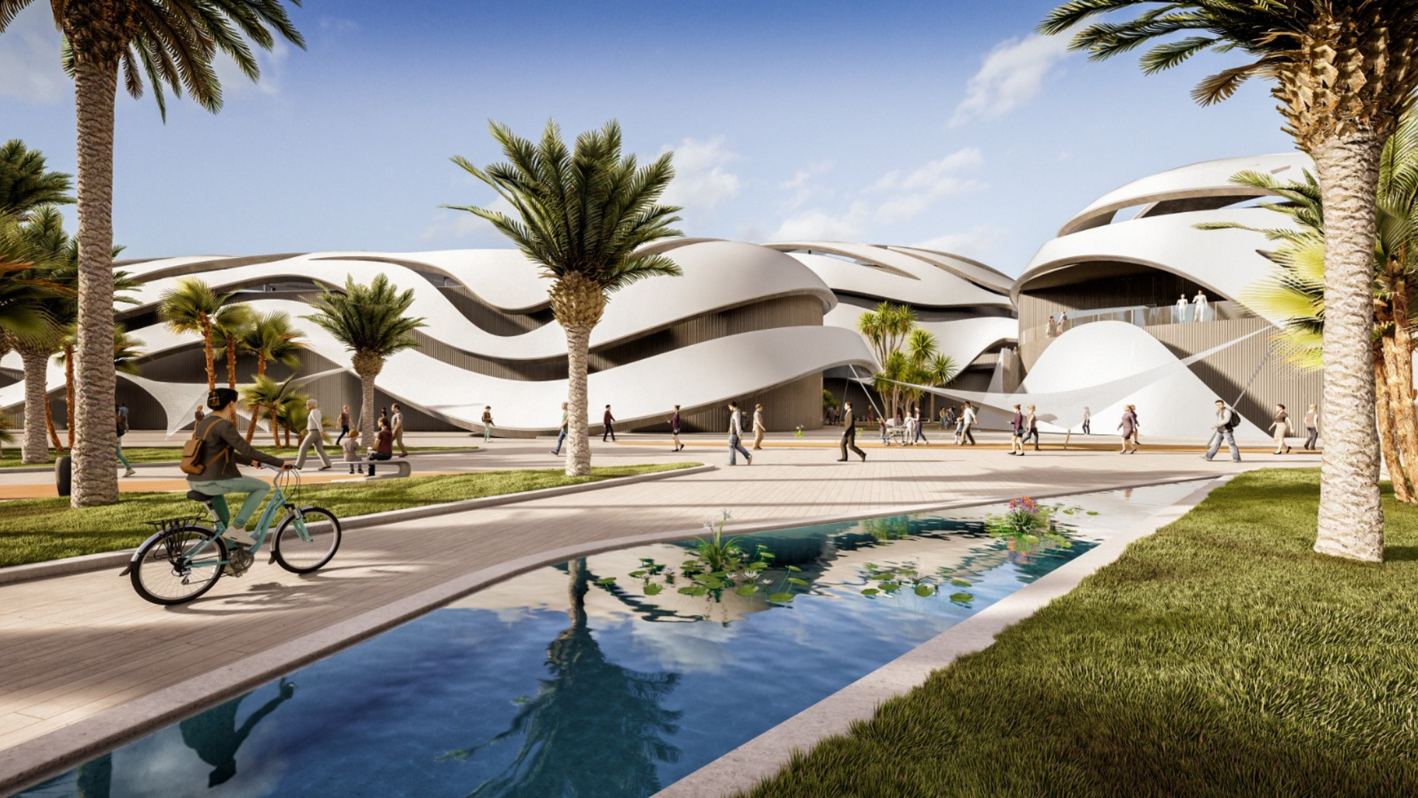 Boceto de una parte del proyecto desarrollado por Idom y que ha motivado la demanda por plagio contra Newport. / DREAMLAND STUDIOS