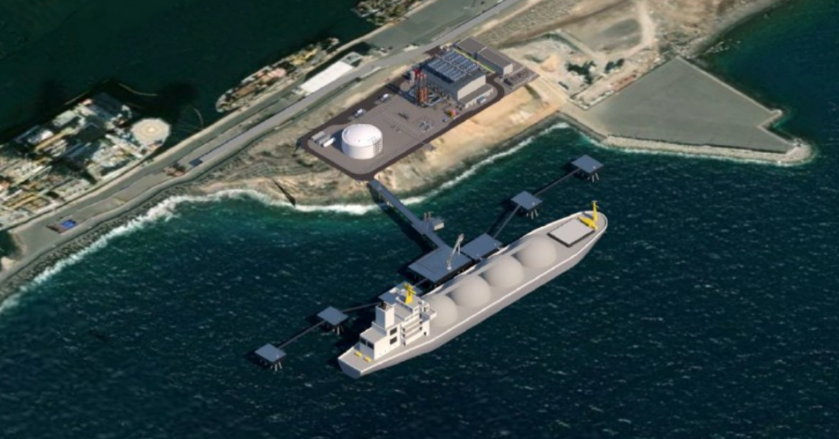 Infografía de la plataforma de carga/descarga y almacenamiento de Totisa / BOC