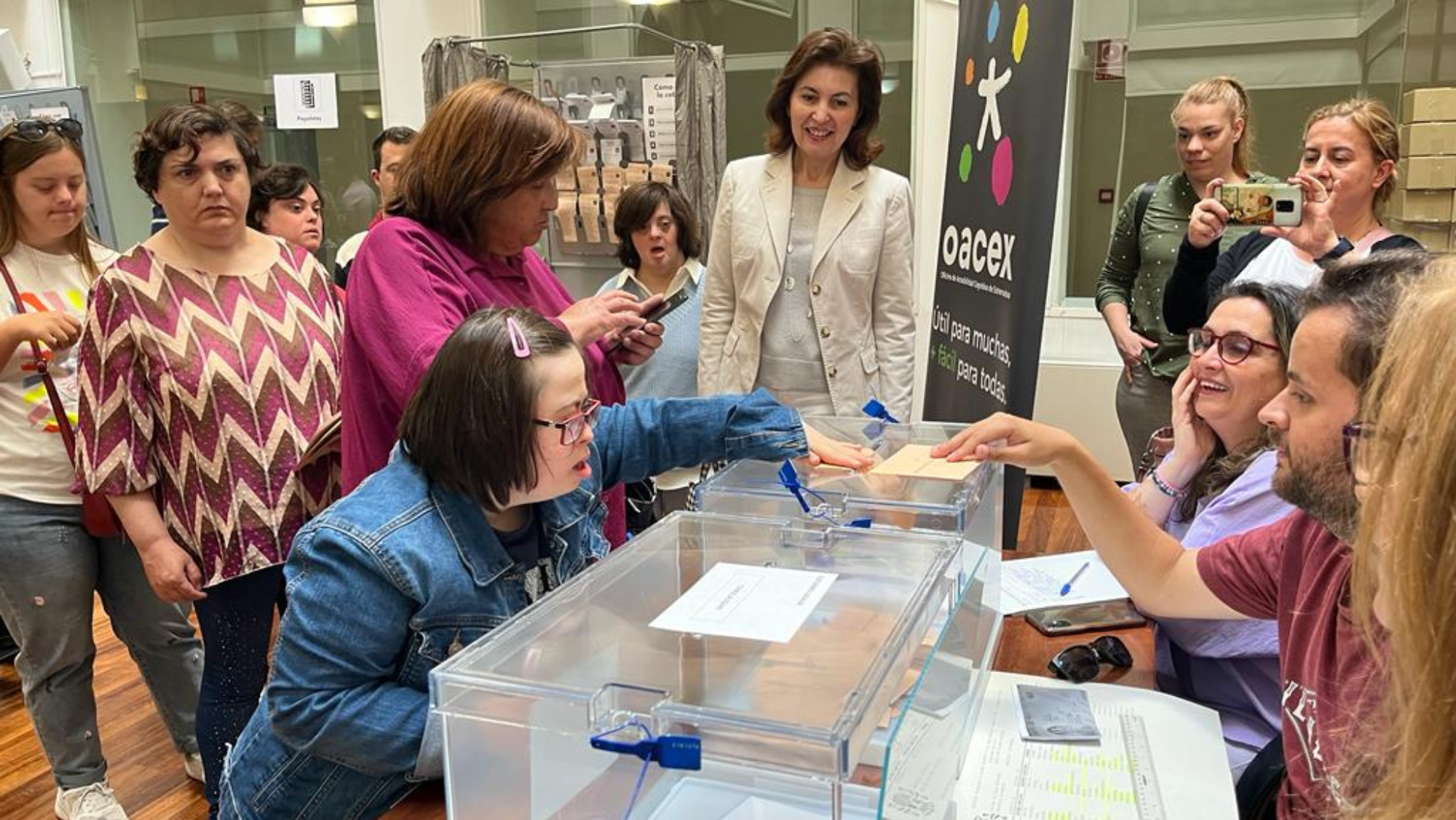 El Ministerio del Interior ha fijado un protocolo de actuación para garantizar el derecho al voto / PLENA INCLUSIÓN