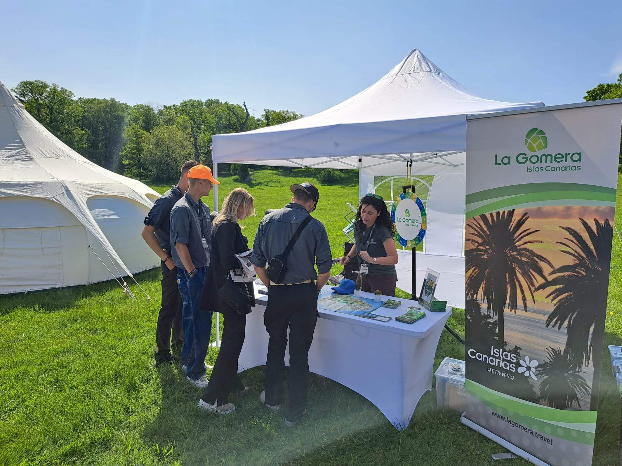 Representación de La Gomera en la feria de Estocolmo (Suecia)./ CEDIDA
