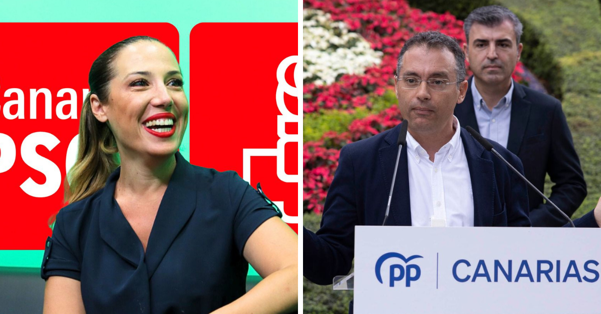Patricia Hernández, líder del PSOE y ganadora de las elecciones en Santa Cruz de Tenerife, y Carlos Tarife, líder del PP./ MONTAJE ATLÁNTICO HOY