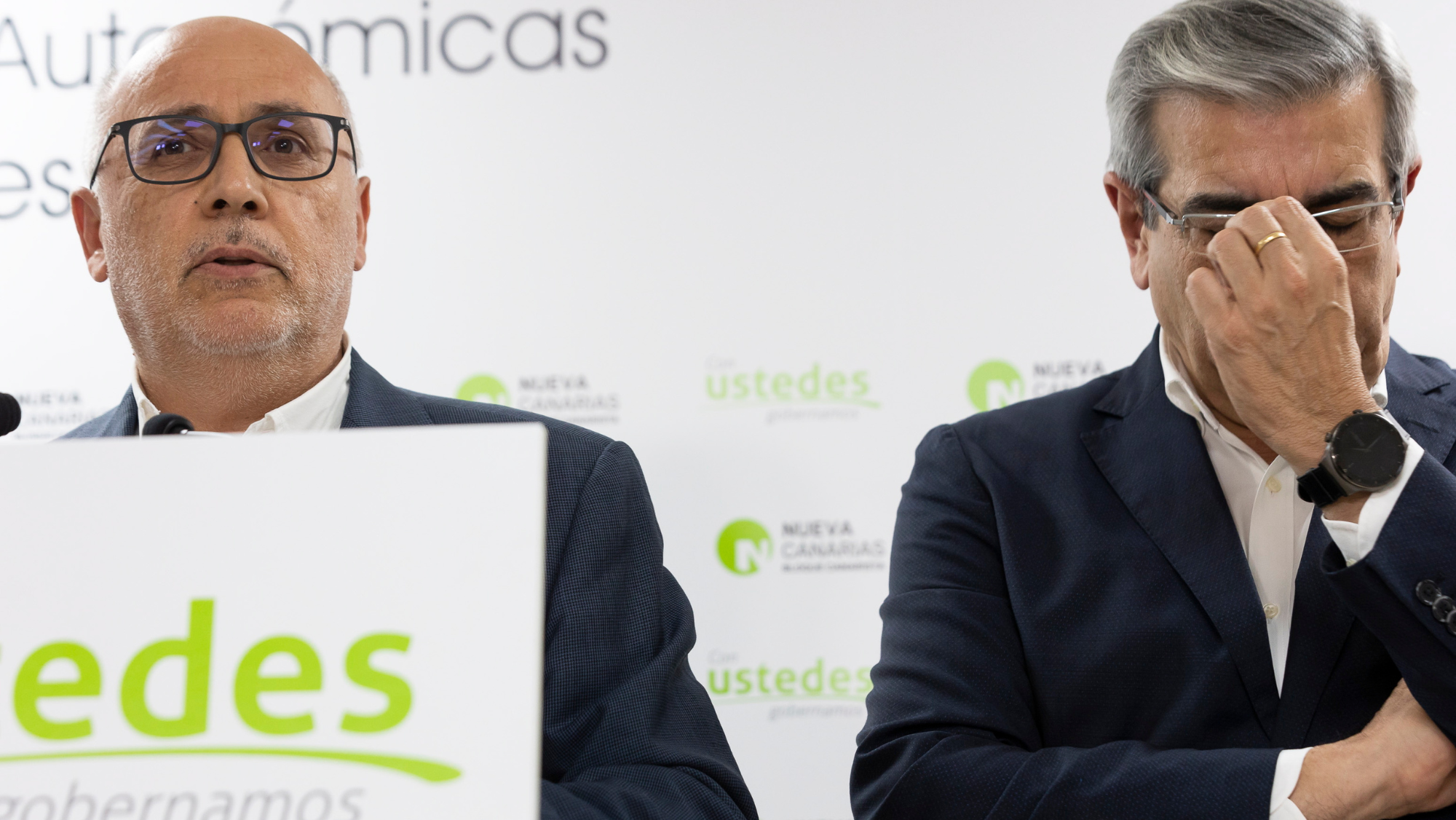 Antonio Morales hace historia, único presidente del Cabildo en ganar tres veces seguidas. / EFE / Quique Curbelo