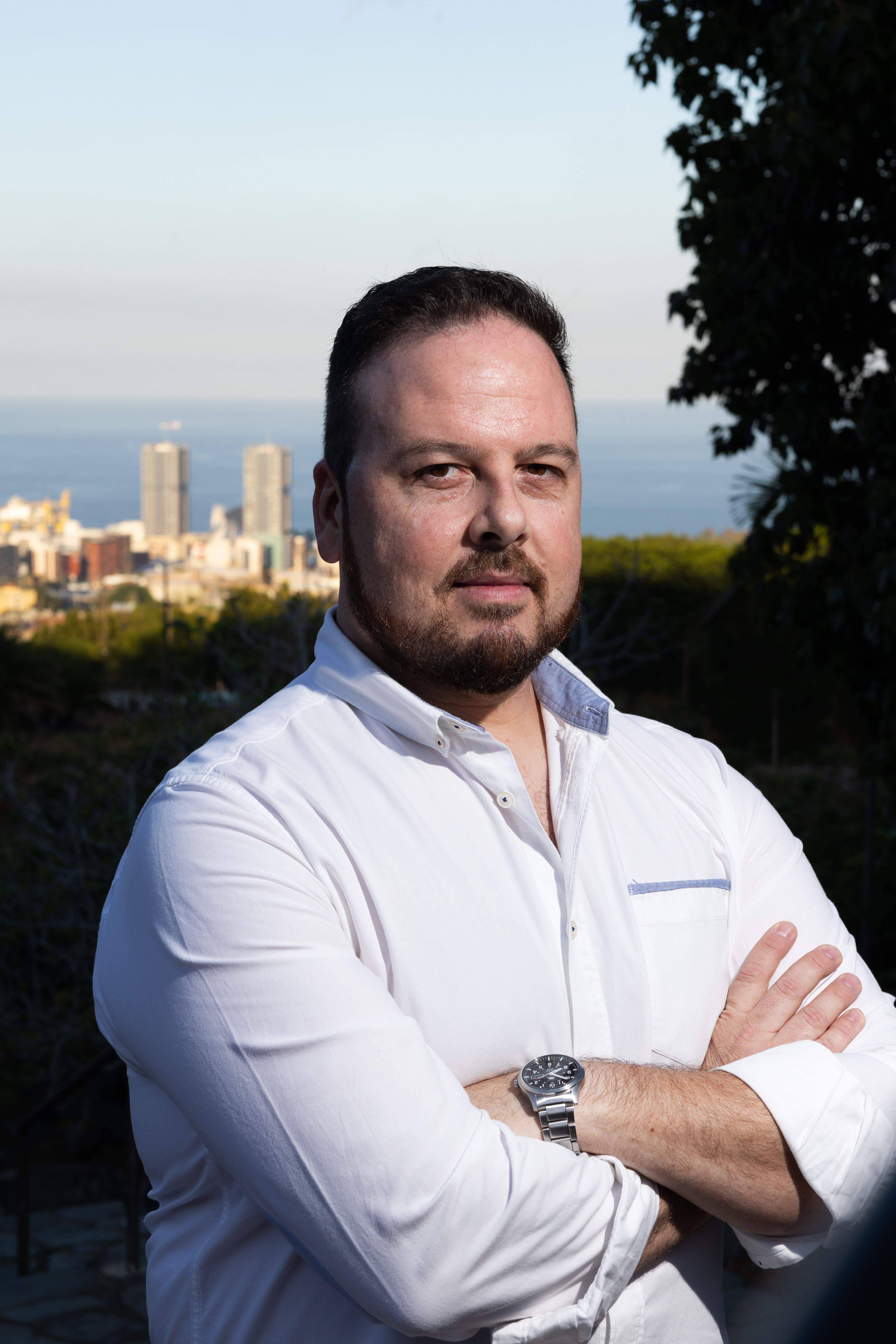 Andrés Martín Casanova, número cinco de los concejales del PSOE en Santa Cruz de Tenerife./ CEDIDA