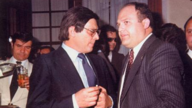 Pedro Guerra con Heligio Hernández / GOBIERNO DE CANARIAS