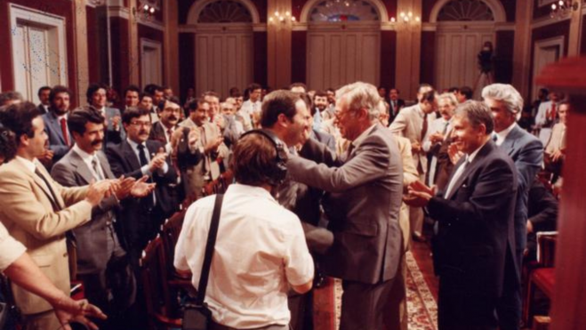 Pleno de investidura de Jerónimo Saavedra / GOBIERNO DE CANARIAS