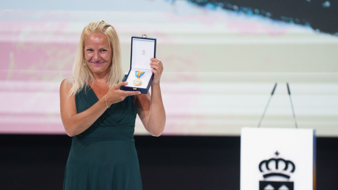 Rebeca Rodríguez Francés en la entrega de premios / EFE - RAMÓN DE LA ROCHA Rebeca Rodríguez Francés en la entrega de premios / EFE - RAMÓN DE LA ROCHA