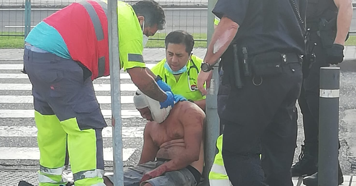 Un herido por arma blanca en la playa Las Alcaravaneras / CEDIDA