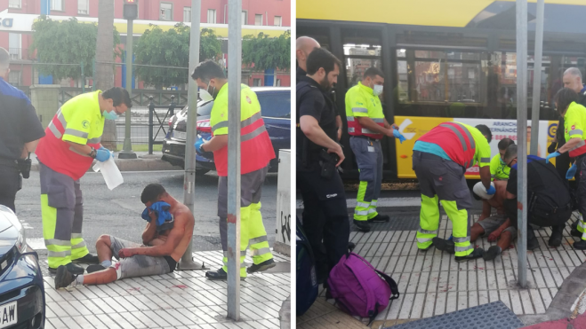 Los dos hombres se pelearon a las puertas del Real Club Náutico / CEDIDA