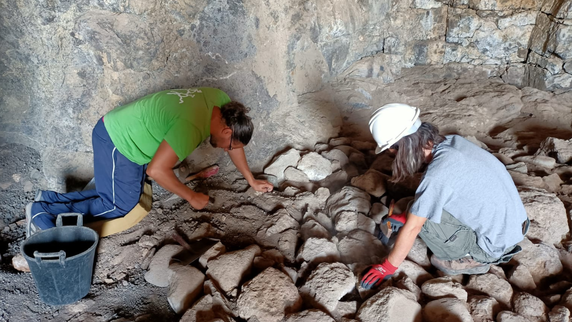 Los arqueólogos trabajando en la finca Malverde / ATLÁNTICO HOY - MARCOS MORENO