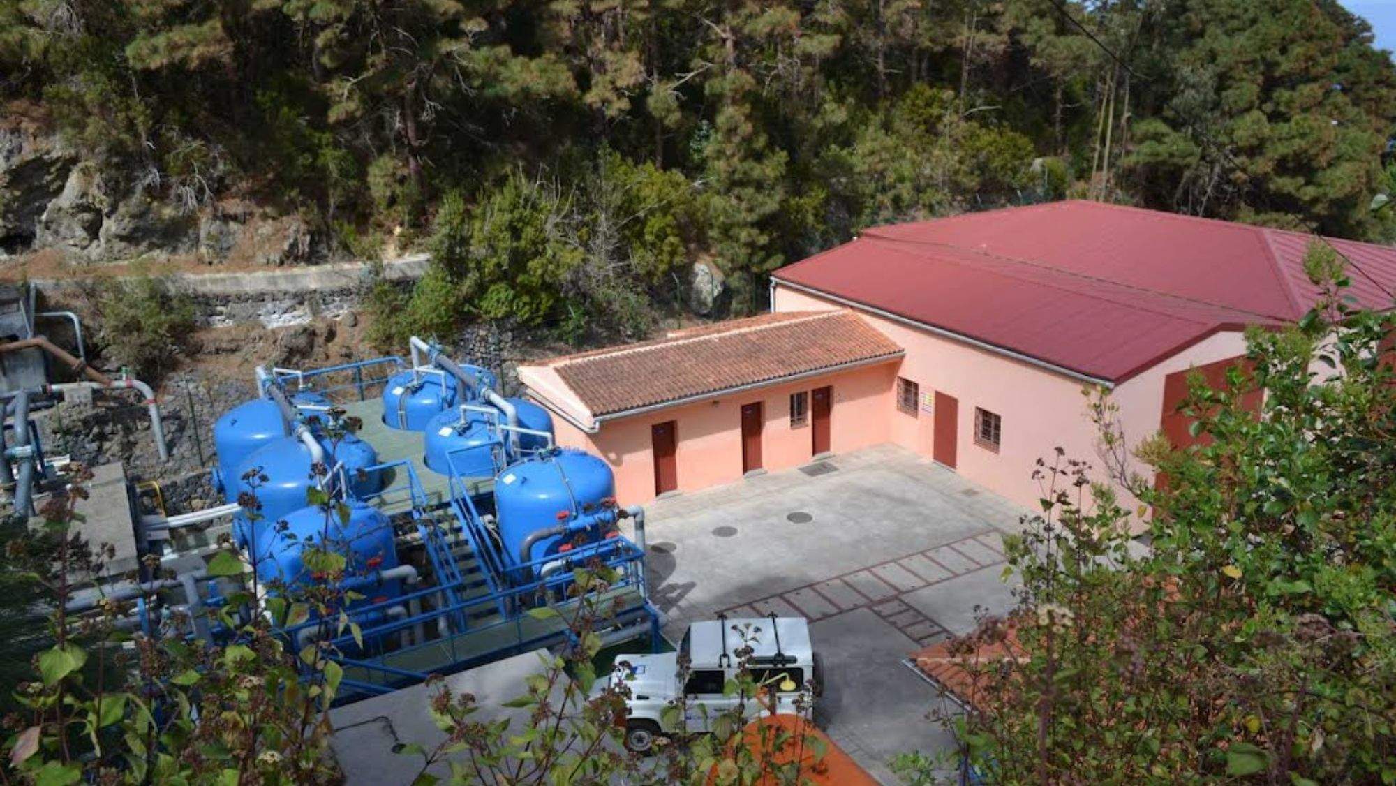 Planta de tratamiento de agua Cruz de los Tarifes, en La Guancha / CEDIDA