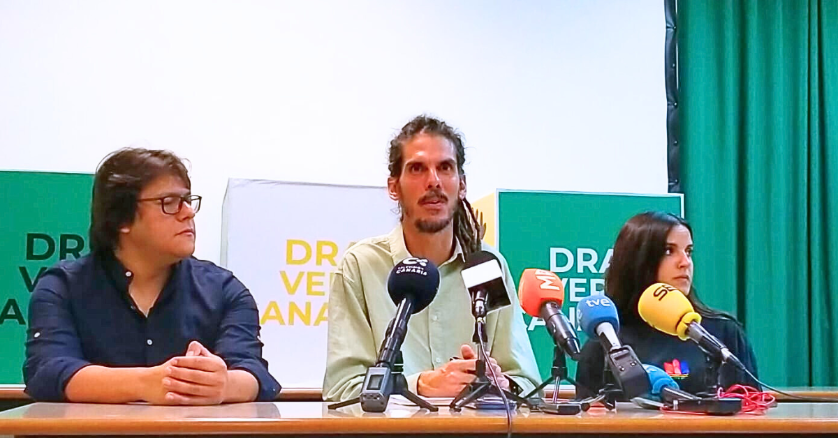 De izquierda a derecha, los representantes de Drago Verdes Canarias Ruymán Hernández, Alberto Rodríguez y Carmen Peña. / ATLÁNTICO HOY De izquierda a derecha, los representantes de Drago Verdes Canarias Ruymán Hernández, Alberto Rodríguez y Carmen Peña. / ATLÁNTICO HOY