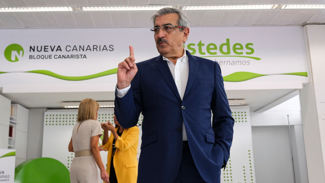 Román Rodríguez, presidente de Nueva Canarias / EFE - ÁNGEL MEDINA G.