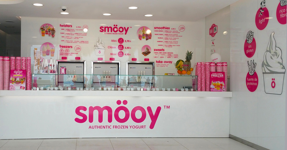 Un local de la franquicia de yogur helado Smöoy./ SMÖOY