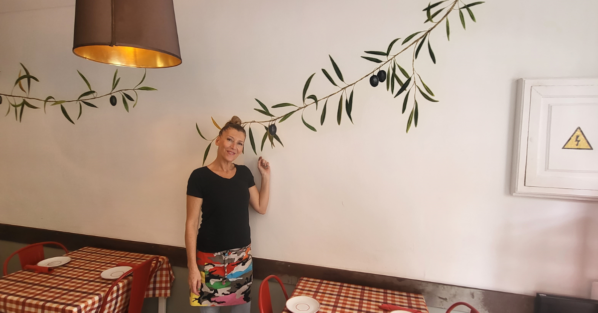 La verdadera pizza romana se hace en Las Palmas de Gran Canaria. En imagen, Manu, la dueña de  Pizza Gourmet de All'Italiana. ATLÁNTICO HOY