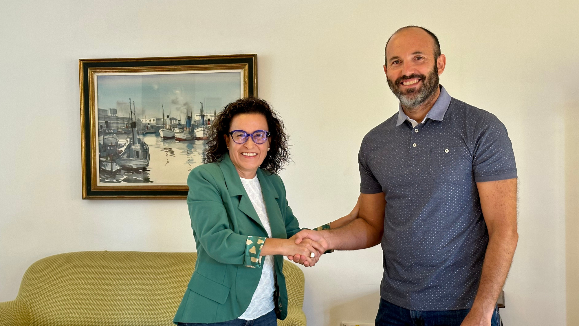 Angélica Padilla y Libertad Ramos  AGRUPACIÓN SOCIALISTA GOMERA