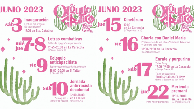 Imagen del programa del Orgullo Crítico de Las Palmas de Gran CanariaORGULLO CRÍTICO 