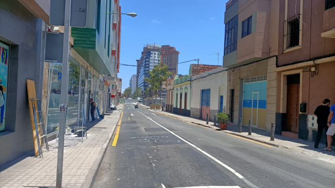 La calle Luchana, en el barrio de Guanarteme / ATLÁNTICO HOY - MARCOS MORENO