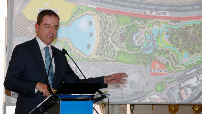 Christoph Kiessling en la presentación del proyecto / ELVIRA URQUIJO A.-EFE