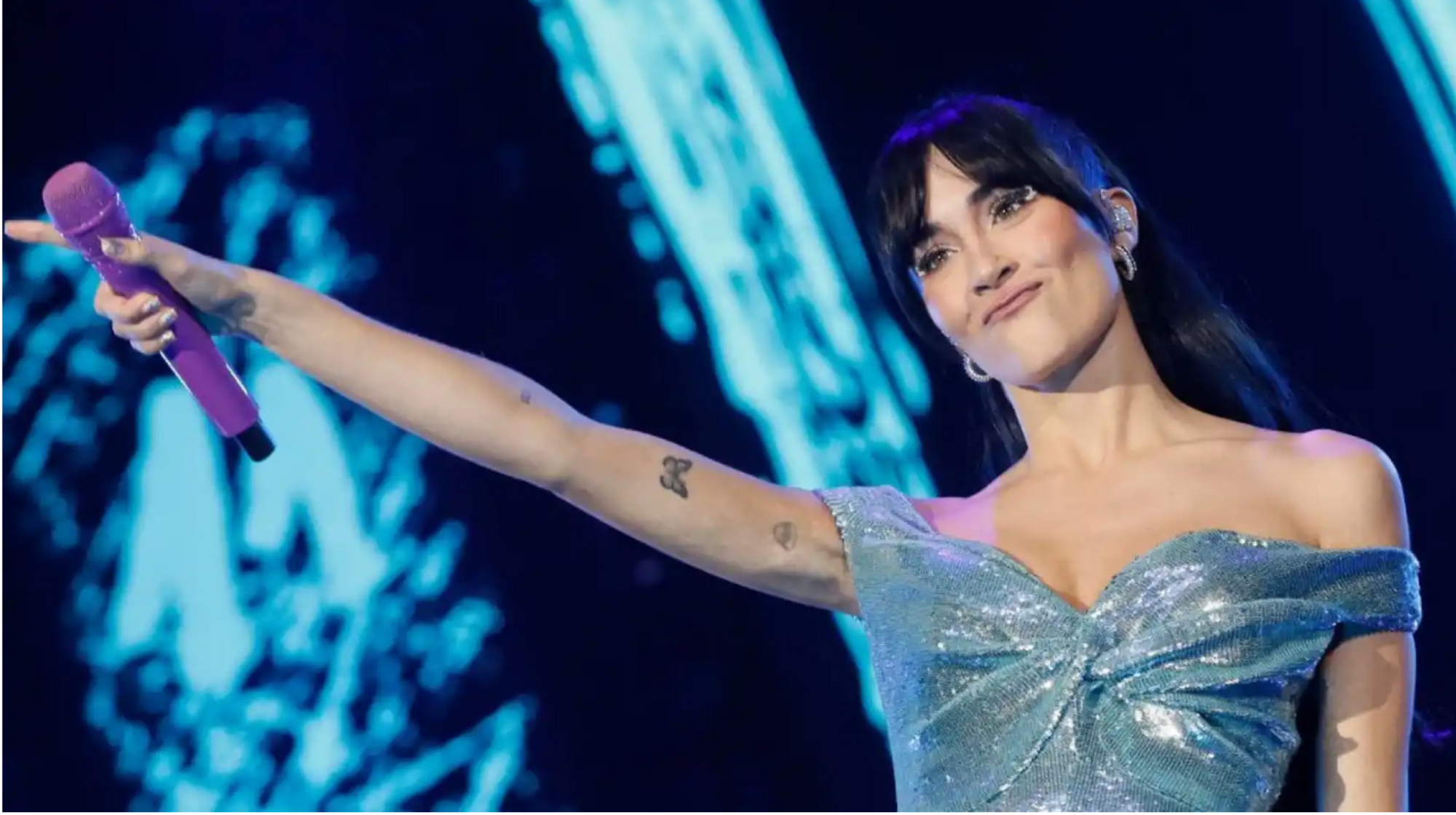 La cantante Aitana./