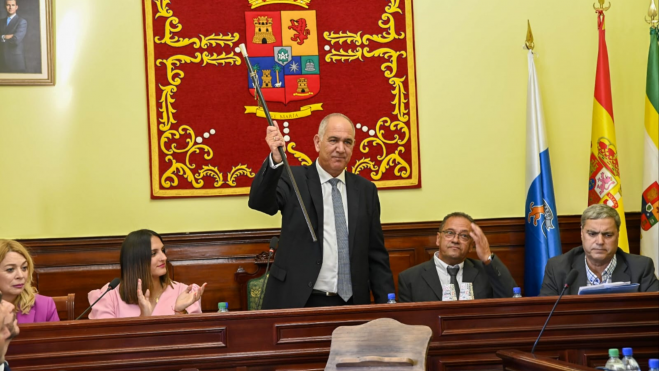 Sergio Nuez, de Nueva Canarias, asume la alcaldía de Teror / AYUNTAMIENTO DE TEROR