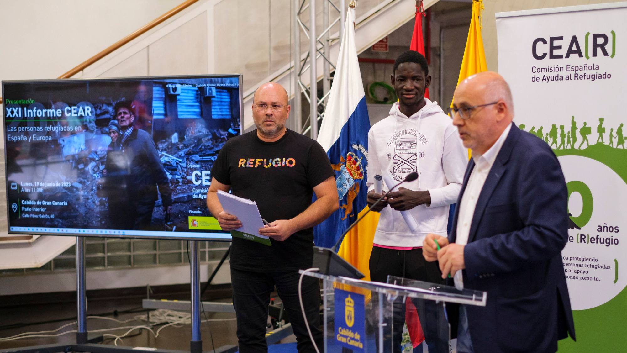 Presentación del Informe Anual de migrantes en España y Europa de CEAR en el Cabildo de Gran Canaria / EFE  - ÁNGEL MEDINA