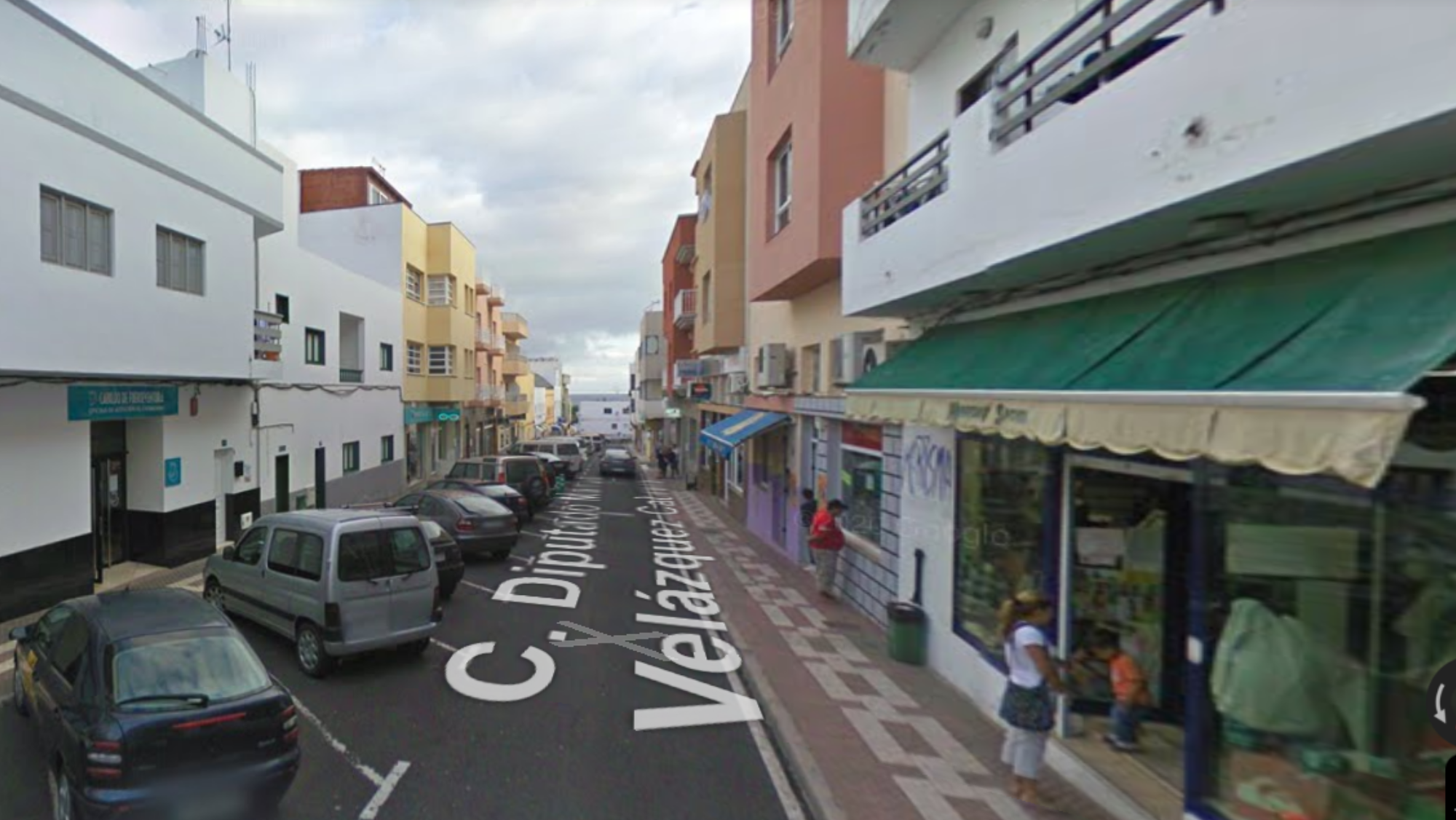 Calle de Pájara donde se produjo la reyerta./ GOOGLE MAPS