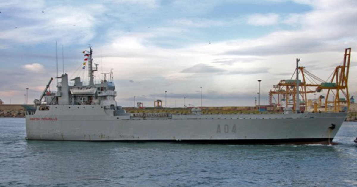 El buque 'Martín Posadillo' en 2014./ ARCHIVO