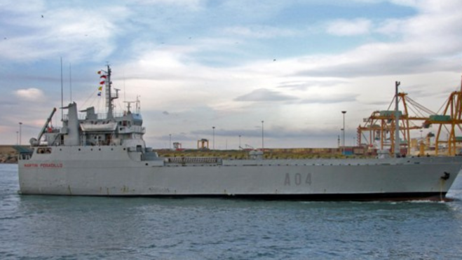 El buque 'Martín Posadillo' en 2014./ ARCHIVO
