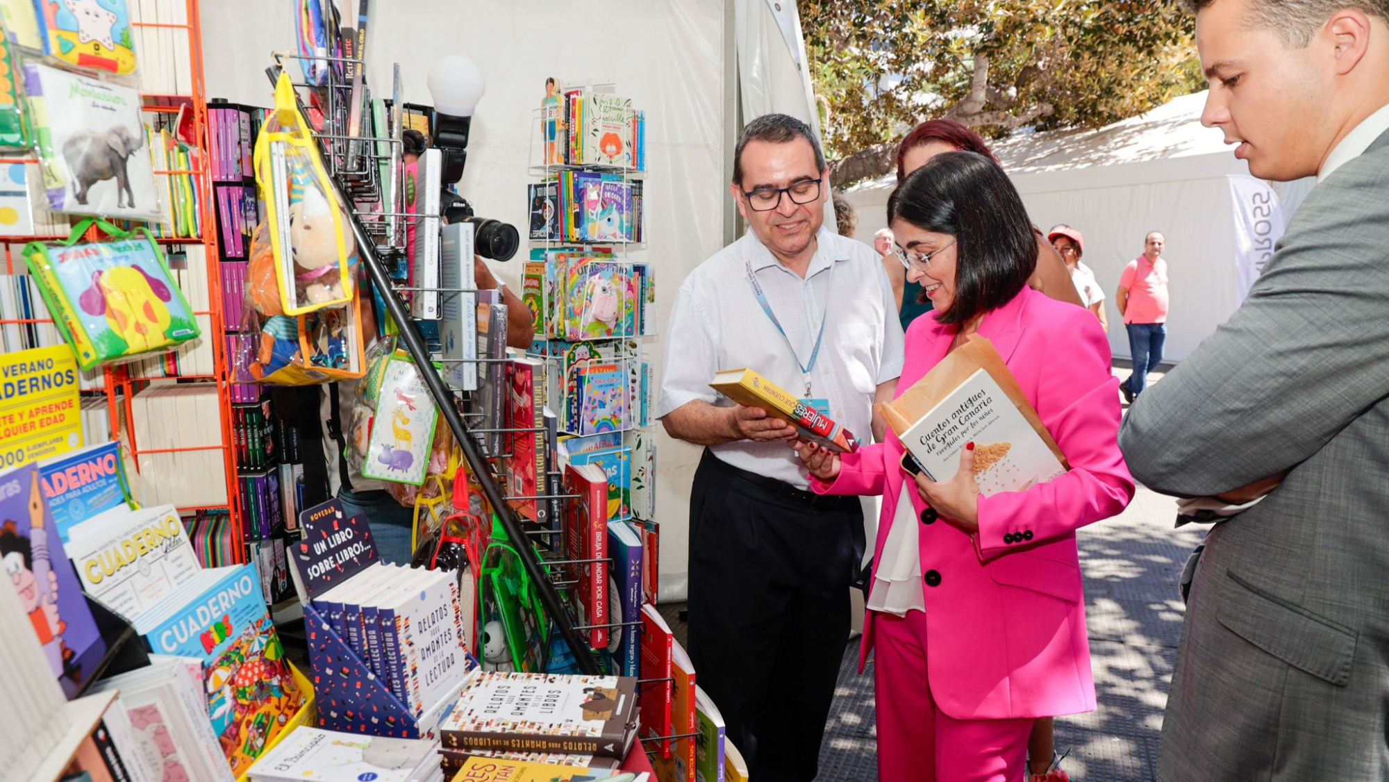 Carolina Darias en la Feria del Libro de Las Palmas de Gran Canaria / AYUNTAMIENTO DE LAS PALMAS DE GRAN CANARIA