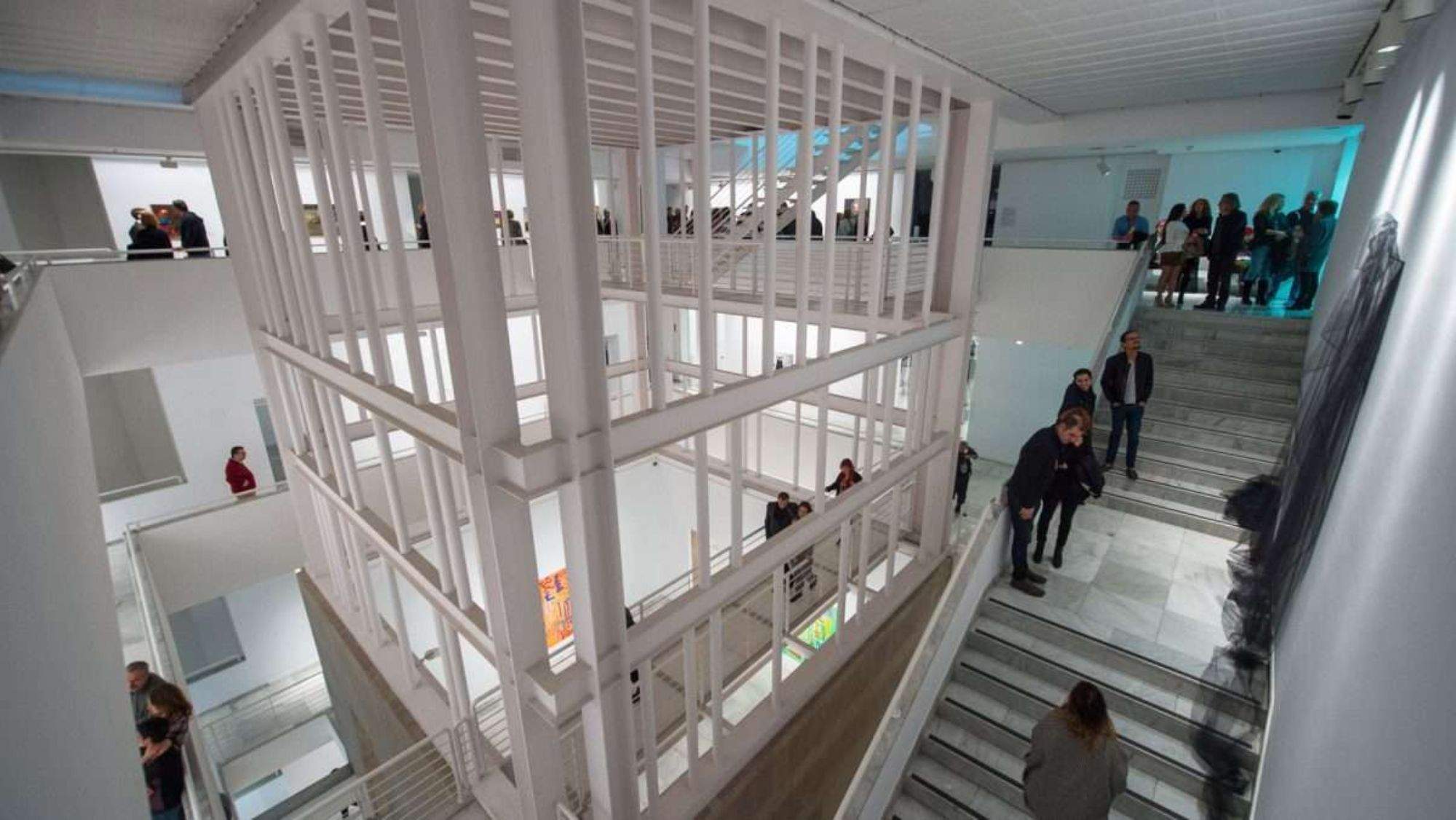 En la imagen, interior del Centro Atlántico de Arte Moderno. : CAAM