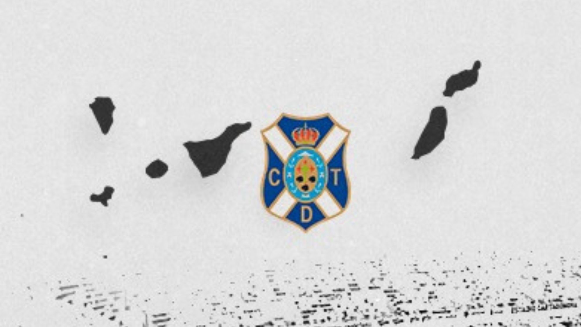 Infografía del FC Cartagena que ubica al CD Tenerife sobre gran Canaria / FC Cartagena