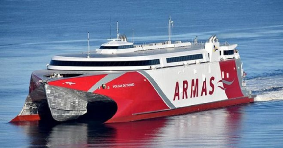 Barco Volcán de Tagoro. / NAVIERA ARMAS