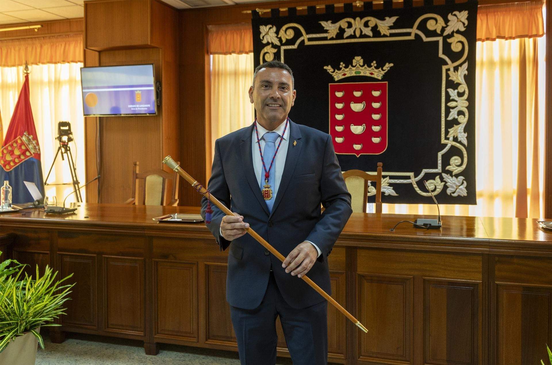 Oswaldo Betancort, presidente del Cabildo de Lanzarote. / EFE ADRIEL PERDOMO 