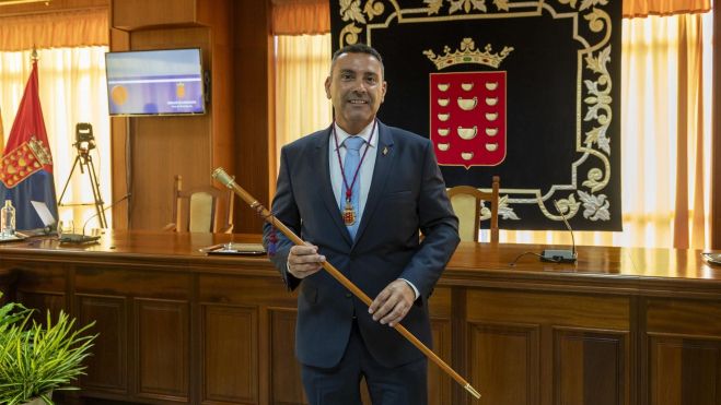 Oswaldo Betancort ha asumido la presidencia del Cabildo de Lanzarote. / EFE ADRIEL PERDOMO 